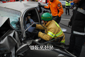 소방서, 올림픽대로 공향방향 교통사고 인명구조