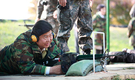 영등포구통합방위협의회 위원들, 군부대 방문 사격체험