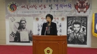 김경자 시의원, '역사의병대' 첫돌 기념 결의대회서 축사