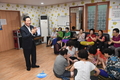이용주 영등포구의회 의장, 노인대학 방문