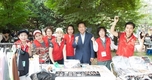 이용주 영등포구의회 의장, 신길4동 마을장터 방문