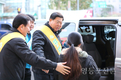 조길형 구청장, 수능날 수험생 격려