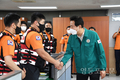 오세훈 서울시장 추석 연휴 영등포소방서 격려 방문