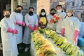 시민경찰홍보단, 산­다라이온스클럽과 성모원 김장봉사 진행