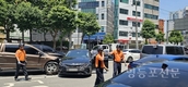 영등포전화국사거리에서 차량 추돌 사고