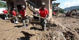 해병대, 특별재난지역 복구 작업 구슬땀