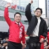 박용찬 영등포을 후보, 한동훈 위원장과 거리 유세