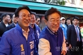 김민석 영등포을 후보, 이재명 대표와 함께 거리 유세