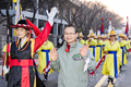 영등포주부취타대, 여의도 봄꽃축제 개막식 퍼레이드 행진