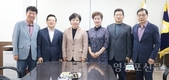 영등포구 주민자치대표자연합회, 정선희 구의회 의장과 간담회