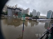 도림천유수지, 빗물에 잠겨... 장미마을 축제 취소